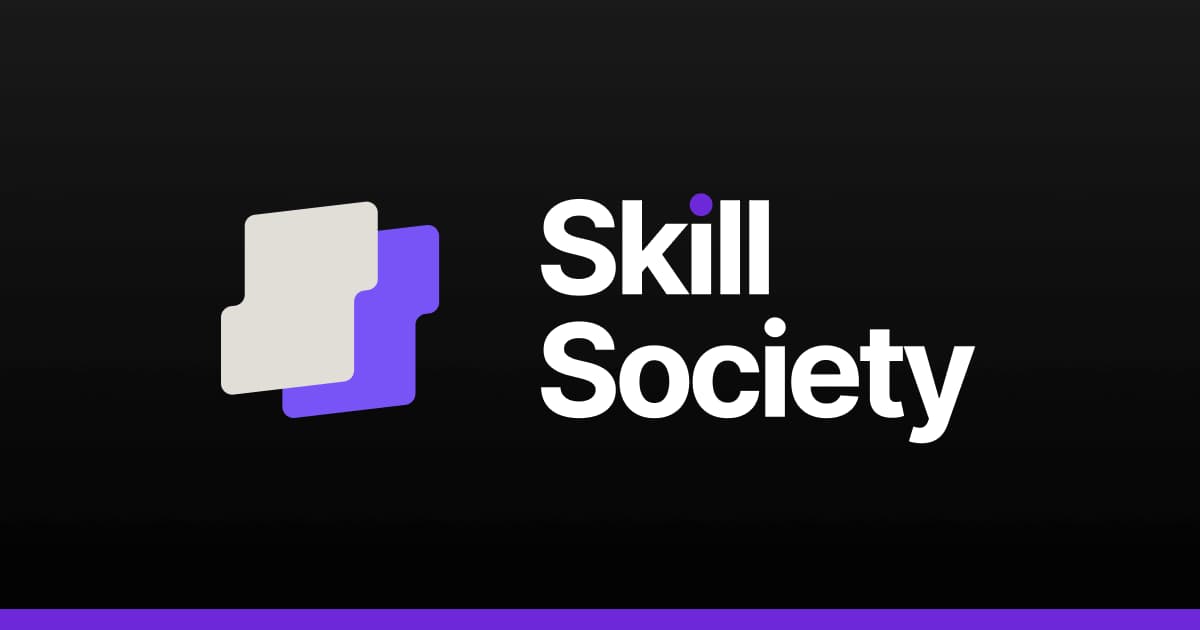 Skill Society banner