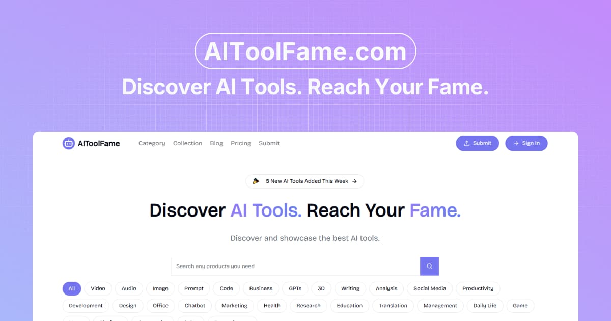 AIToolFame banner