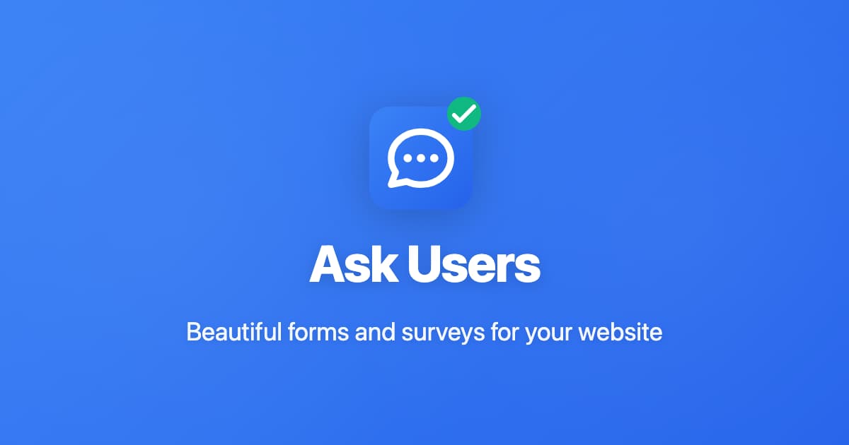 Ask Users banner