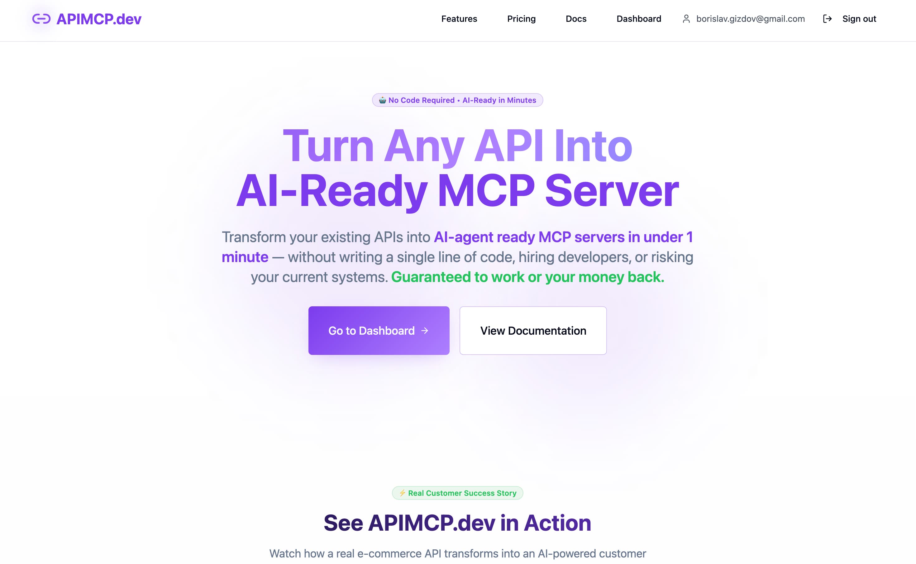 APIMCP.dev banner