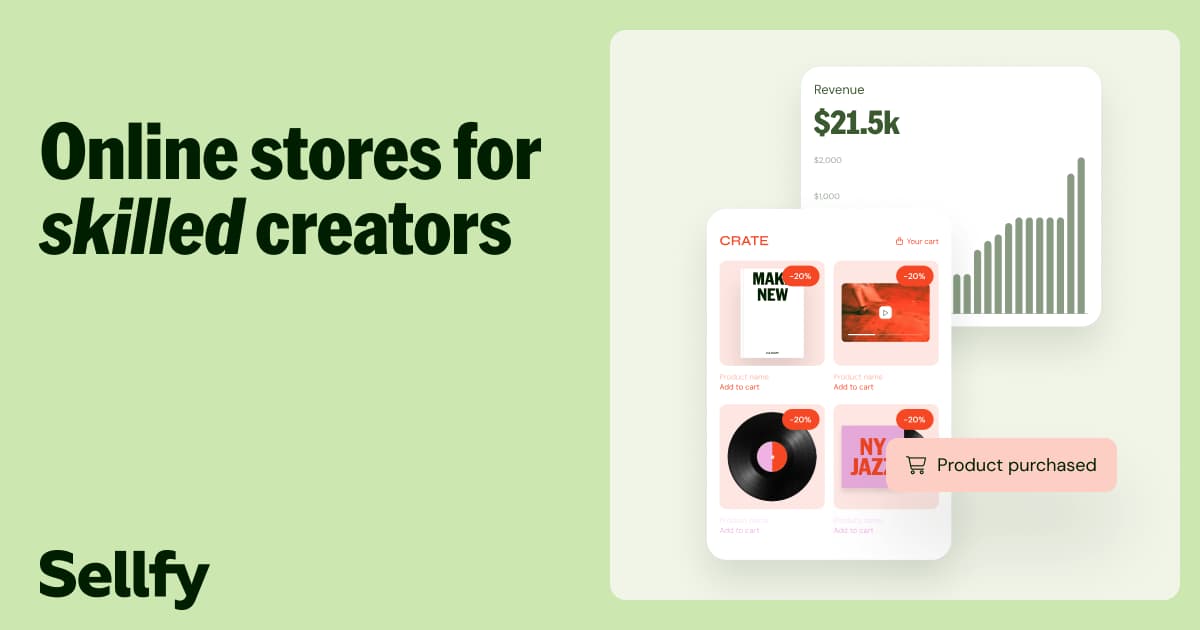 Sellfy banner
