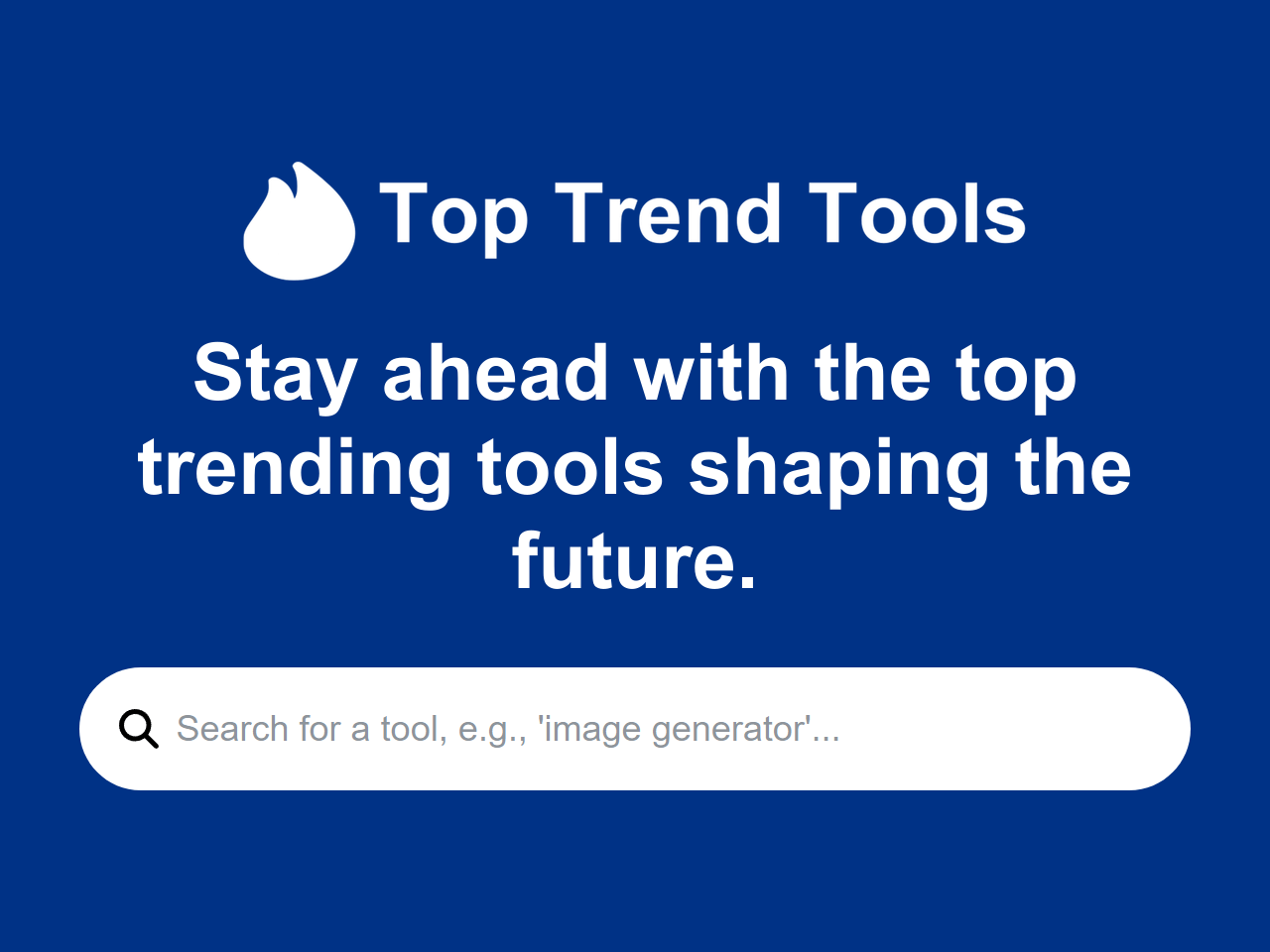 Top Trend Tools banner