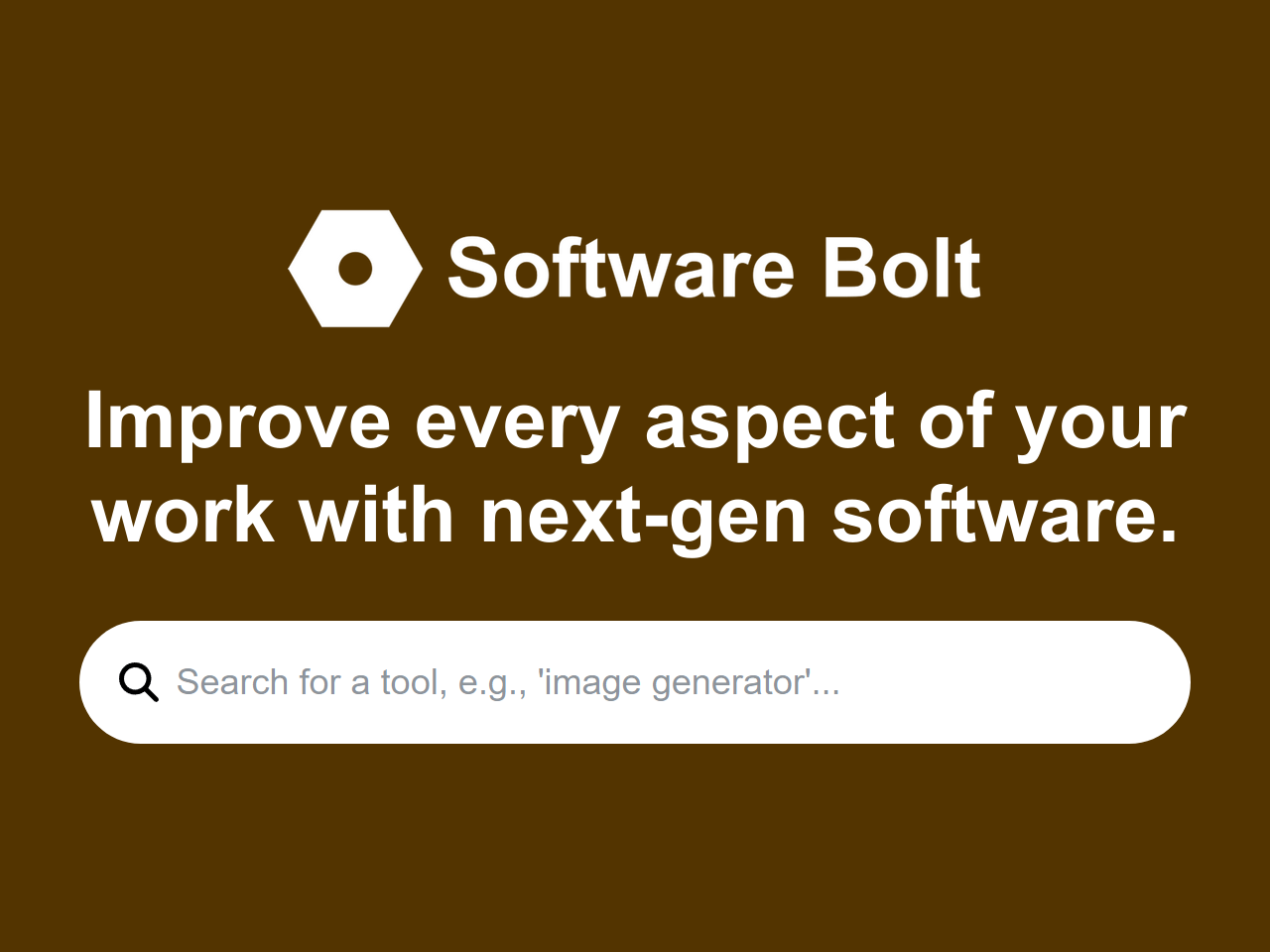 Software Bolt banner