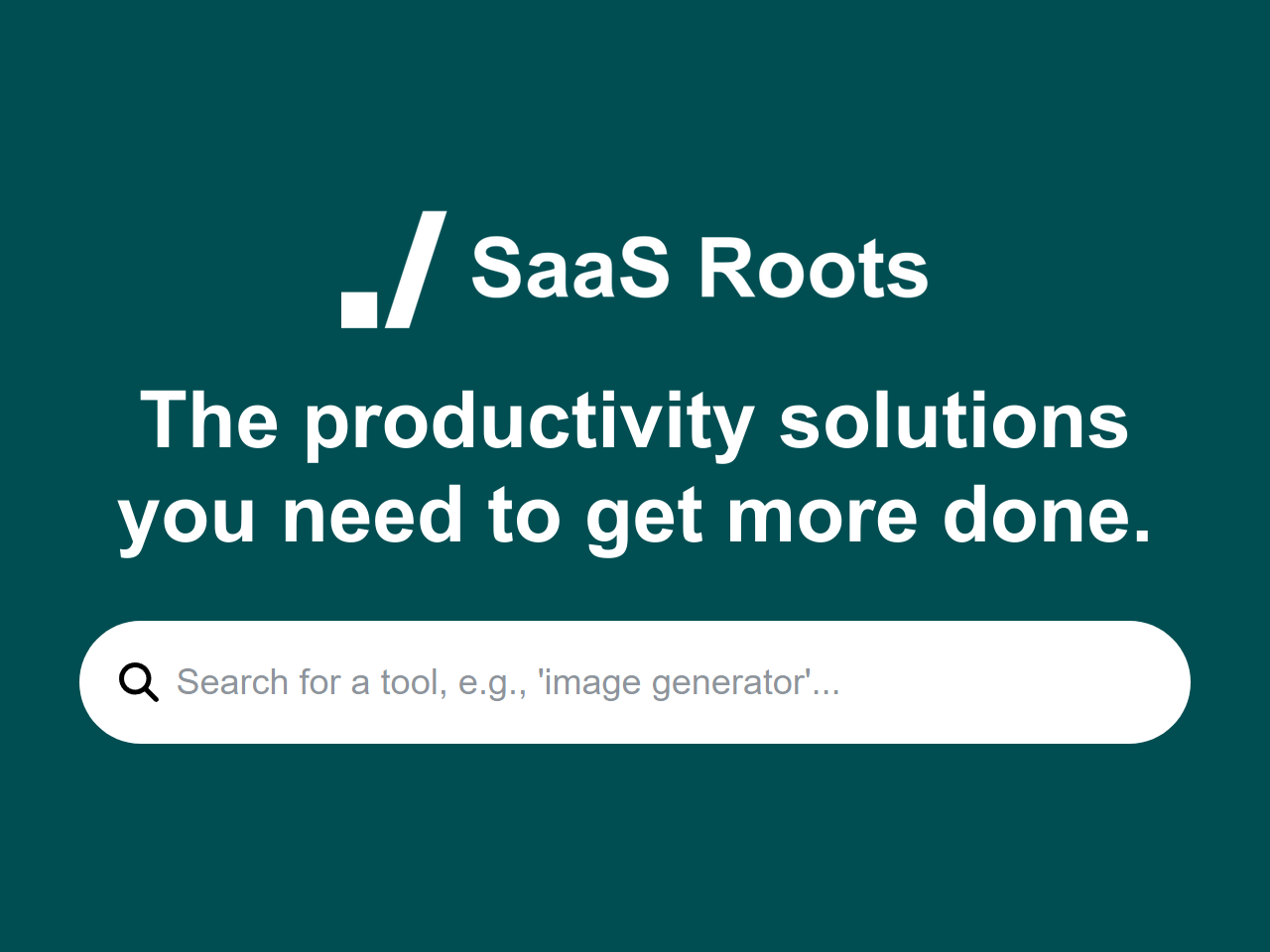 SaaS Roots banner