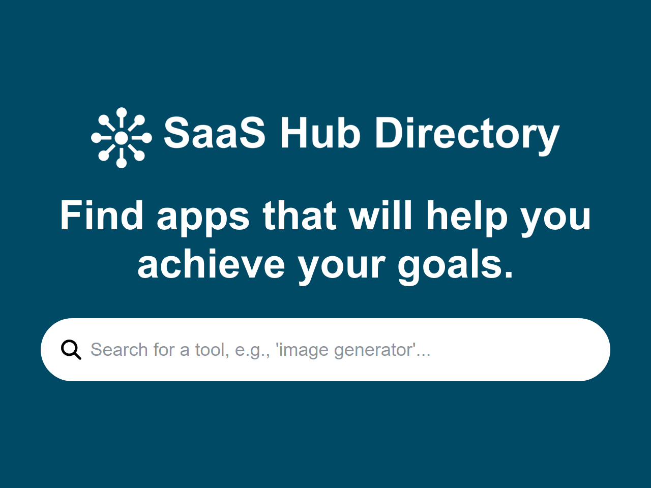 SaaS Hub Directory banner
