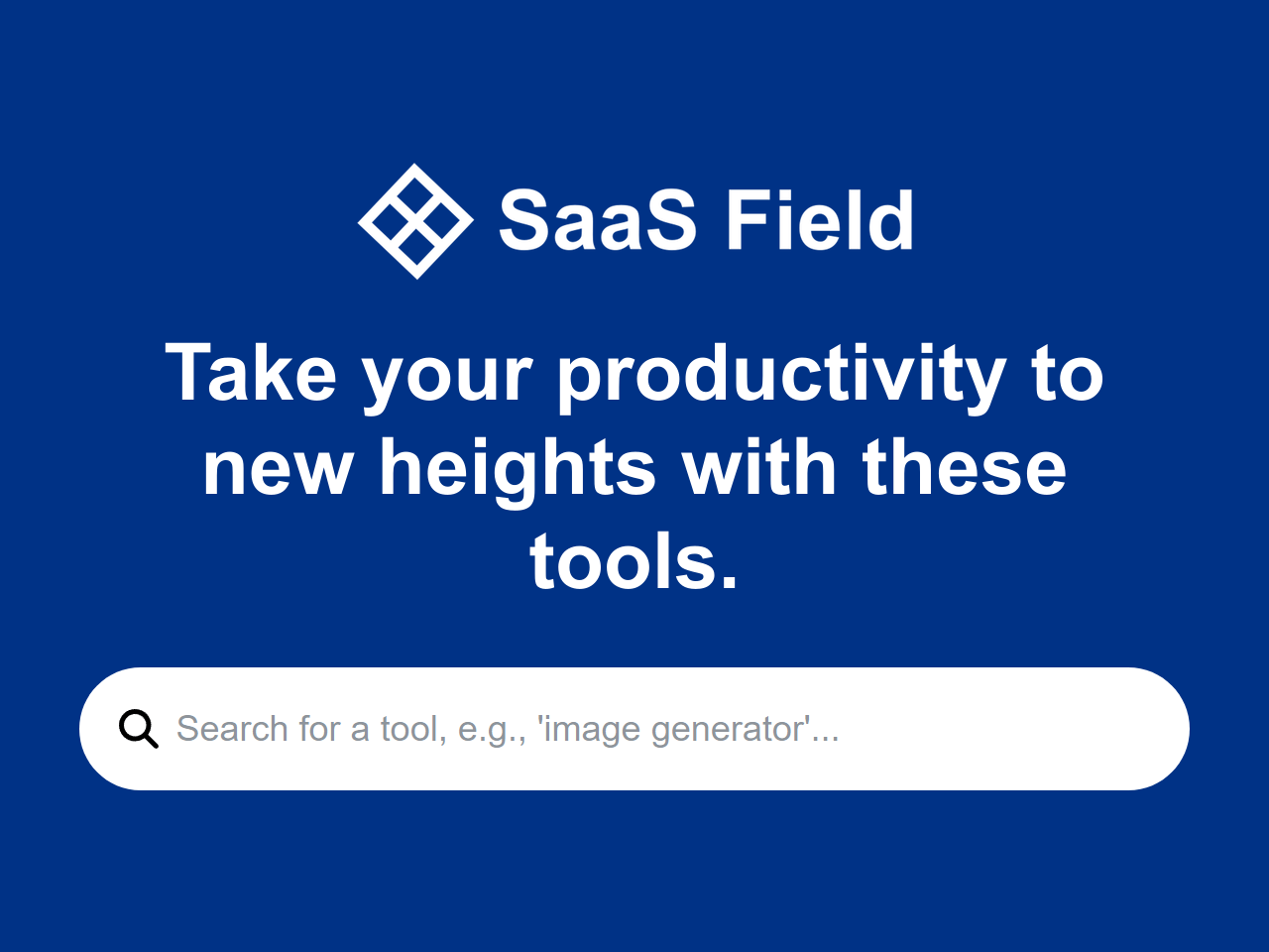 SaaS Field banner