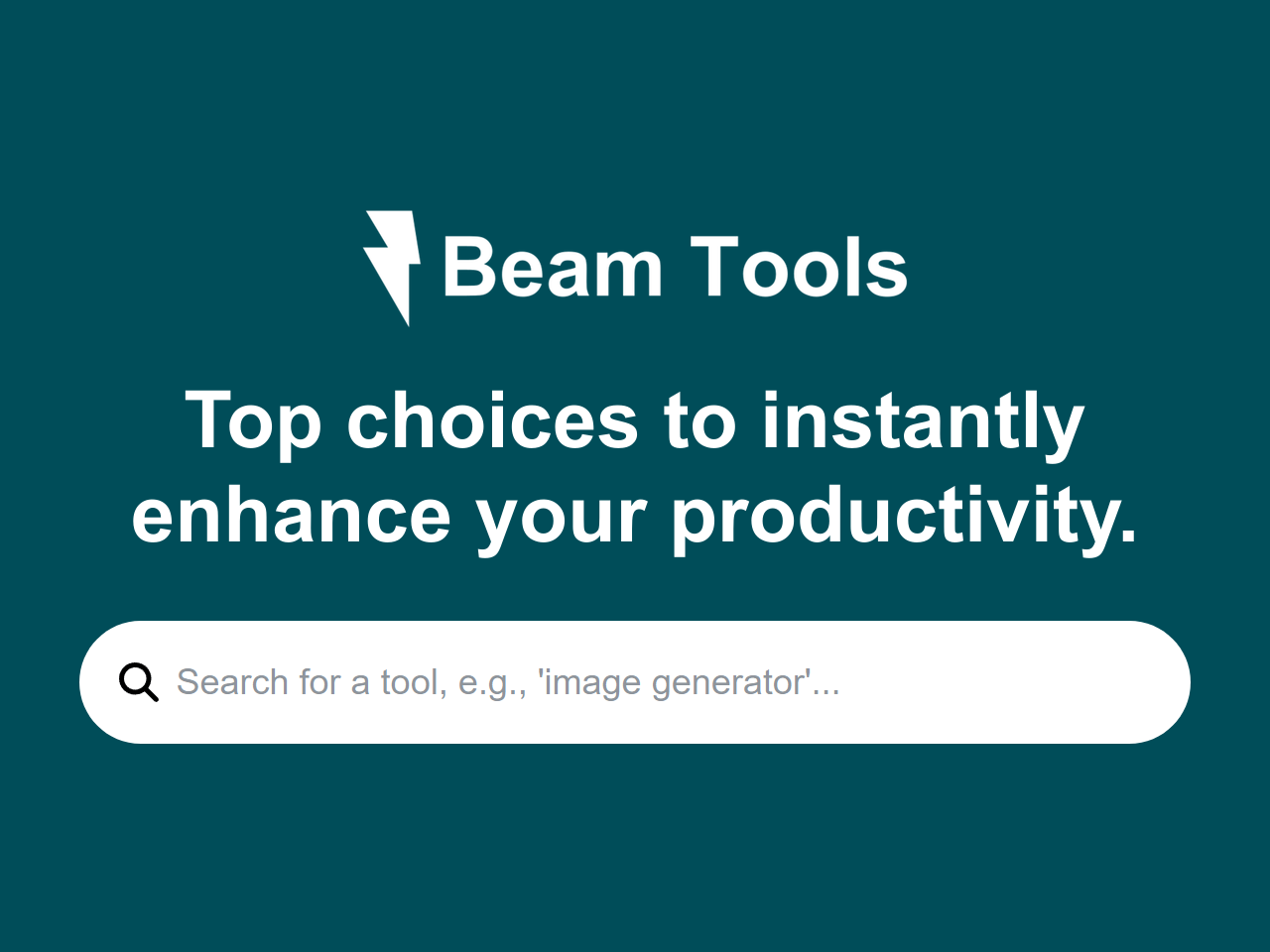 Beam Tools banner