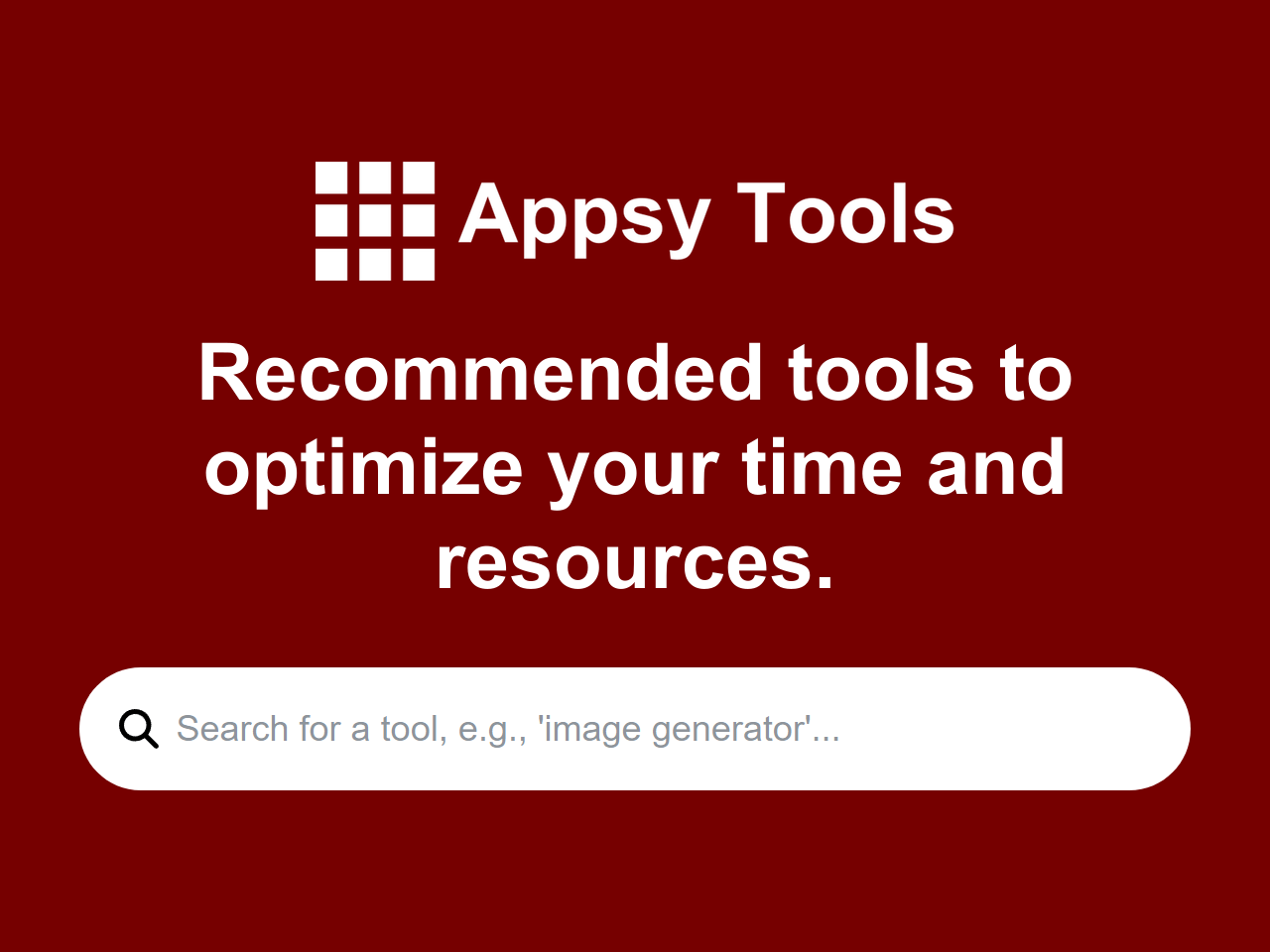 Appsy Tools banner