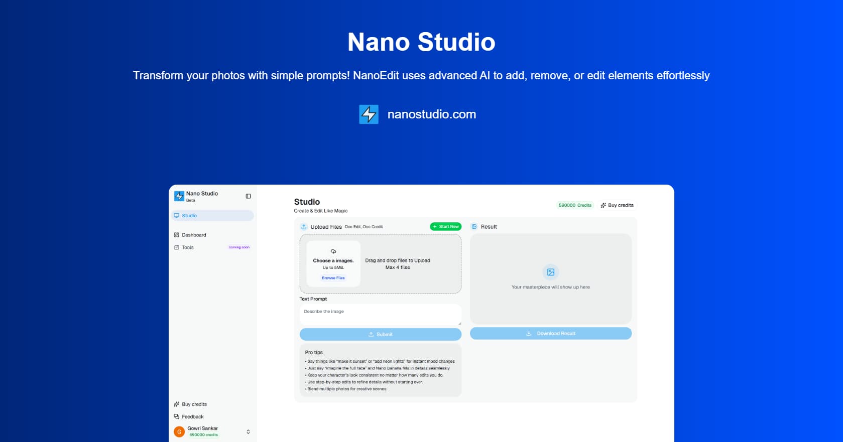 Nanostudio banner