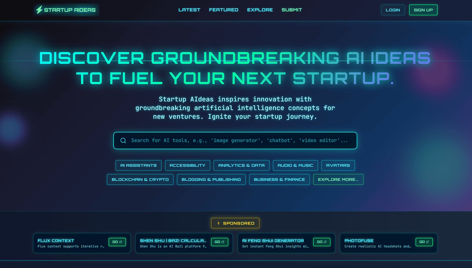 Startup AIdeas banner