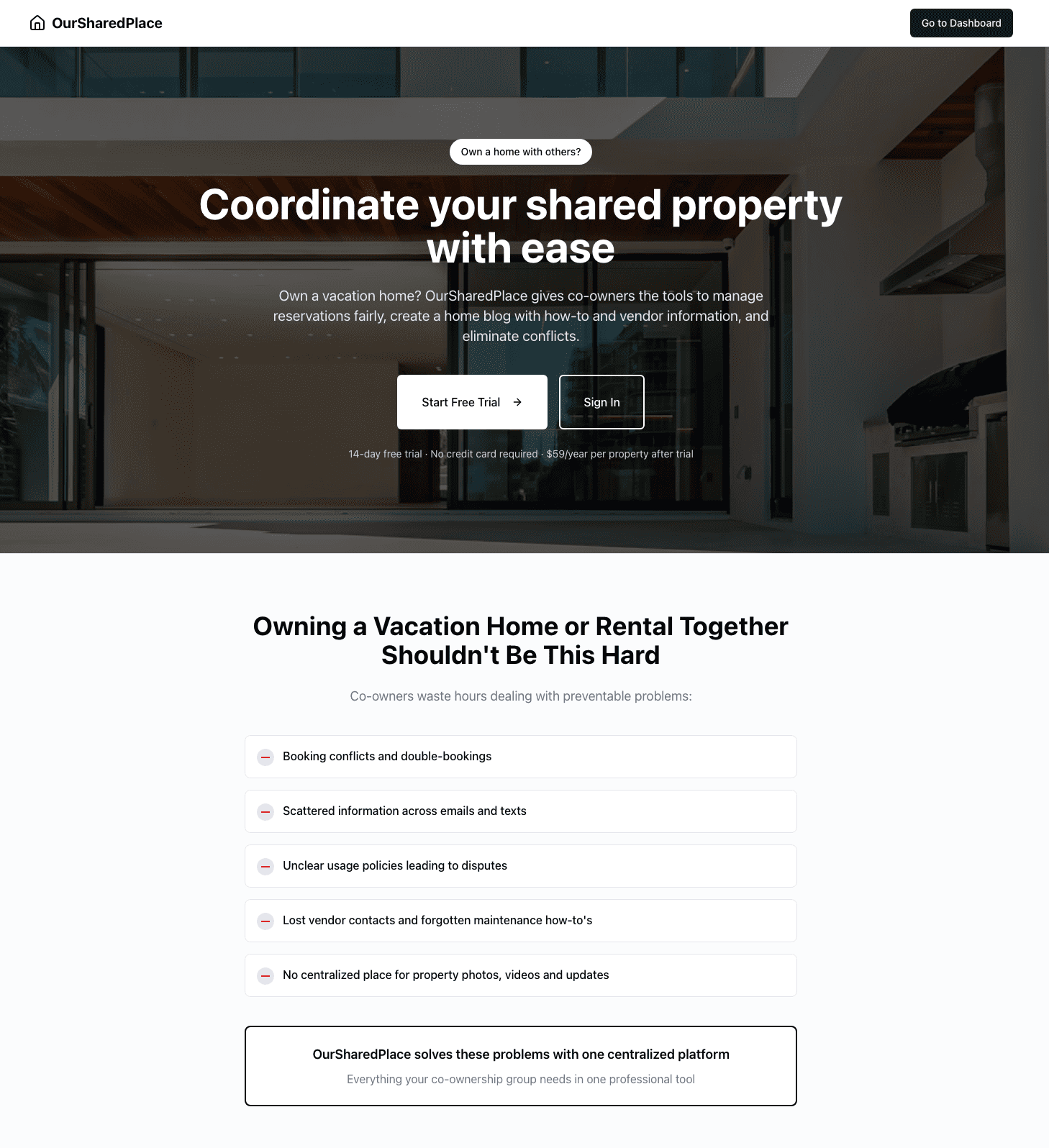 OurSharedPlace banner