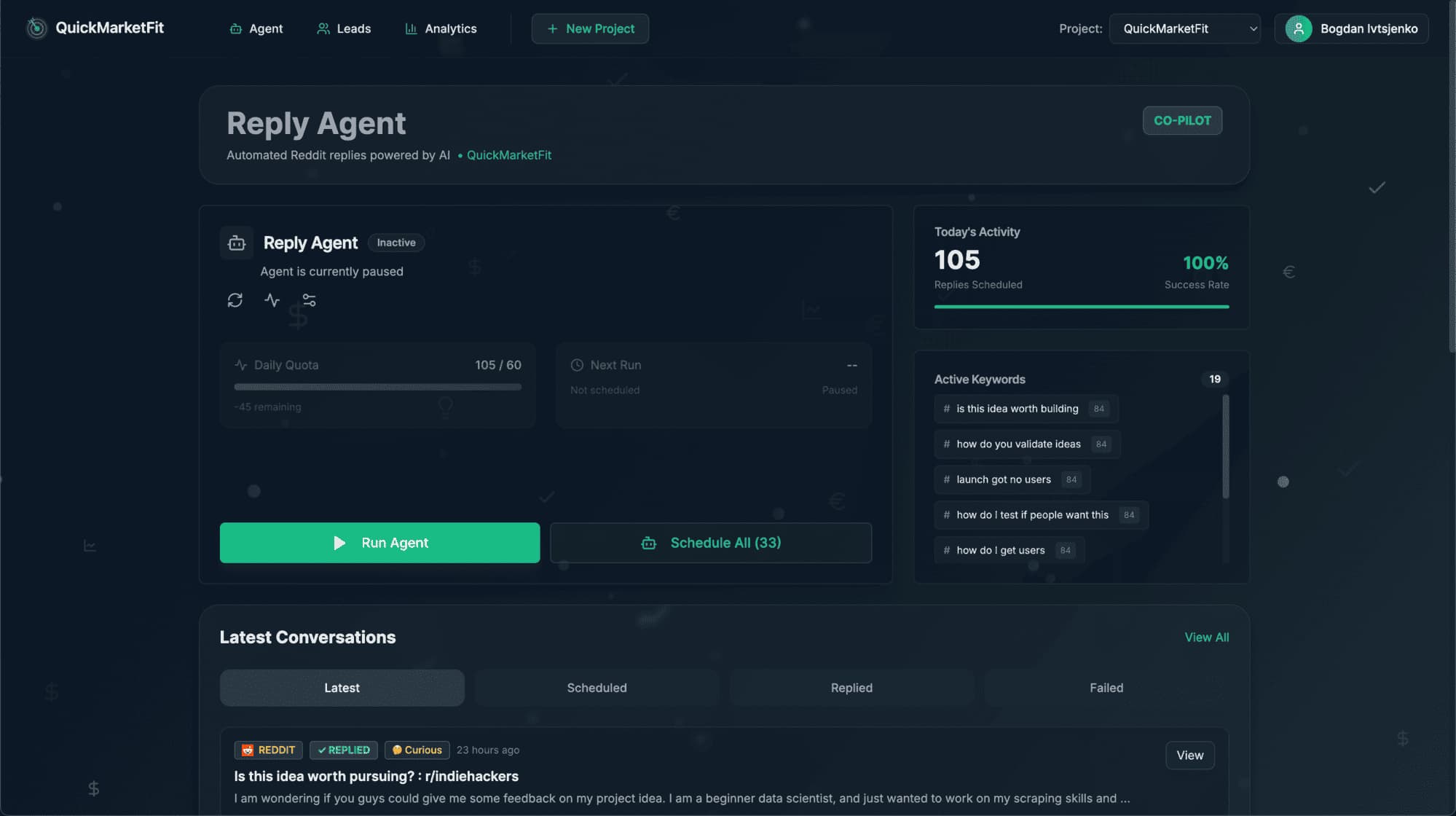 QuickMarketfit banner