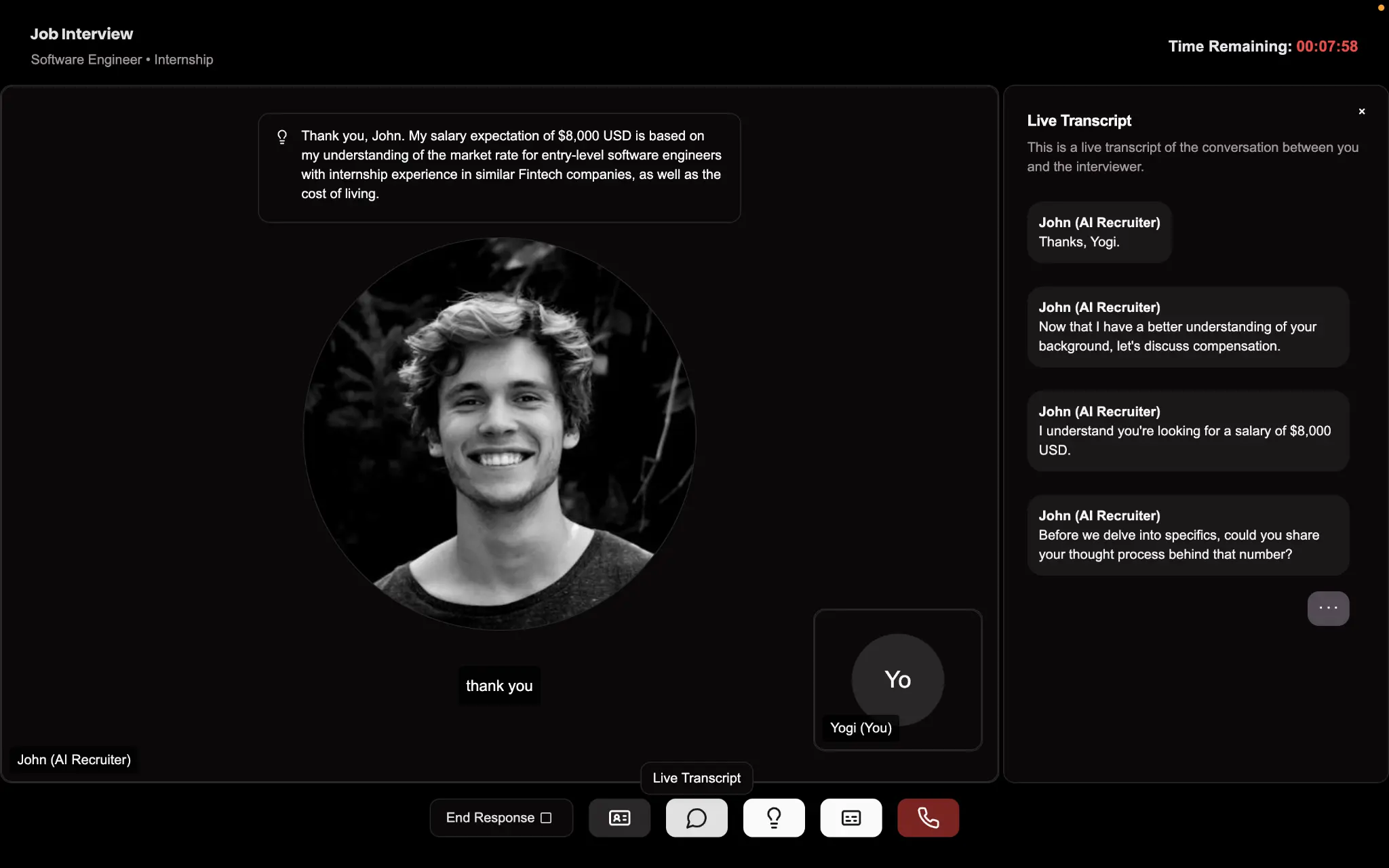 GetMockInterview banner