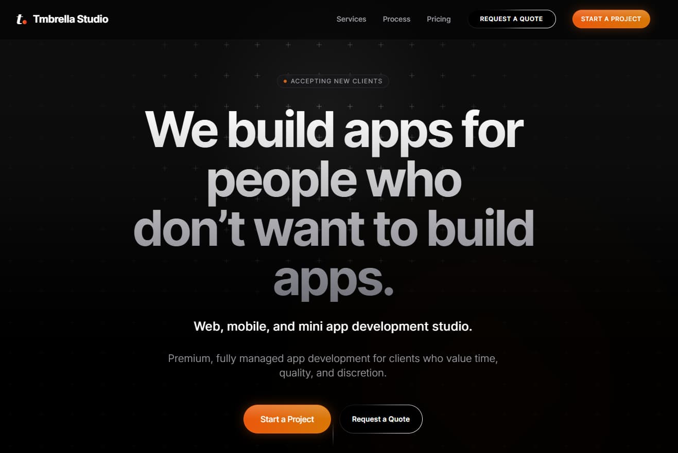 Tmbrella.Studio banner