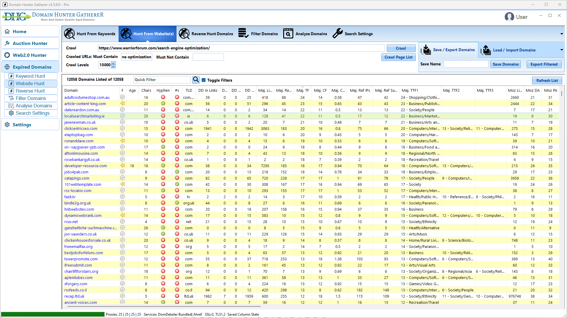 Domain Hunter Gatherer banner