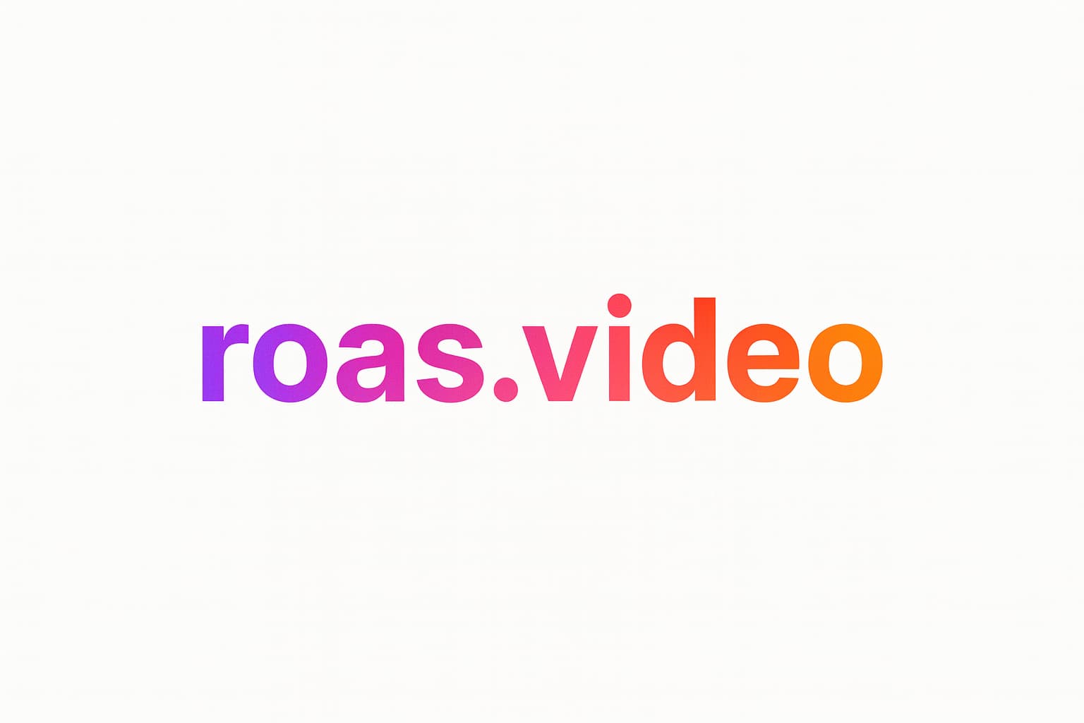ROAS VIDEO logo