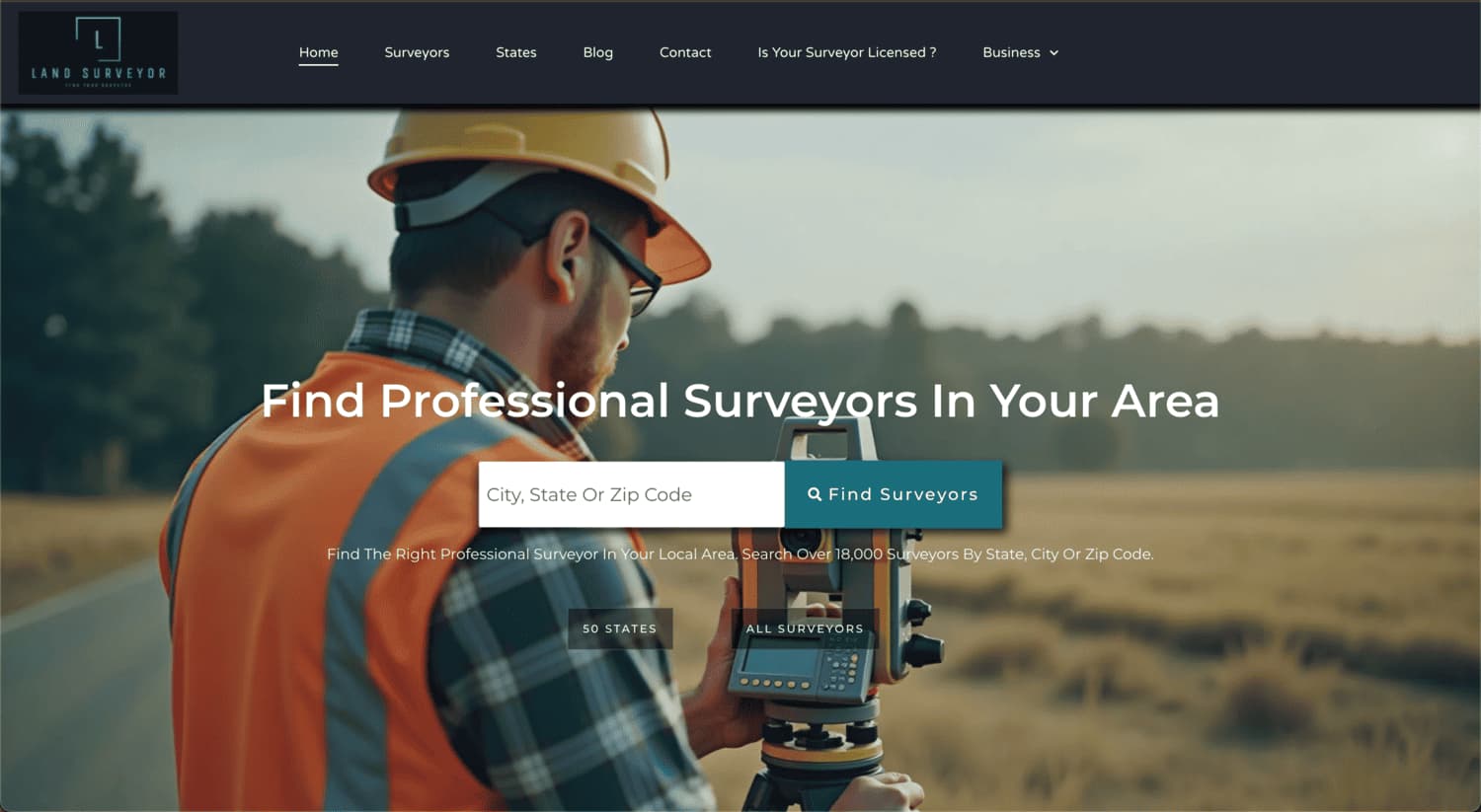 Land Surveyor Near Me banner
