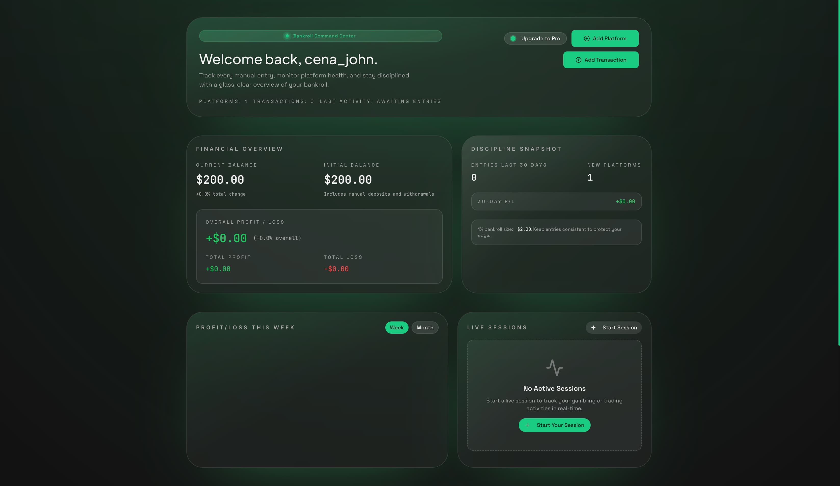 Manage Your Bankroll banner