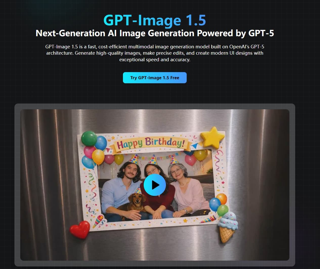 GPT Image 1.5 banner