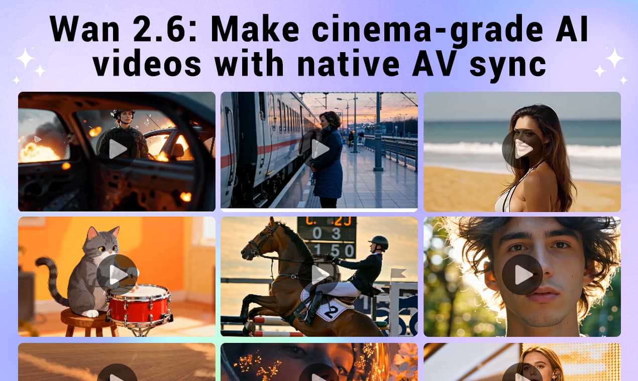 Wan 2.6 Cinematic AI Video banner