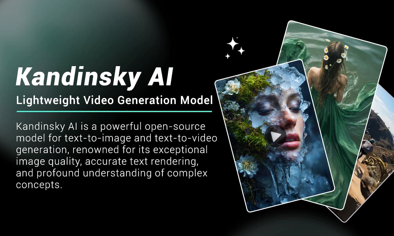 Kandinsky AI banner