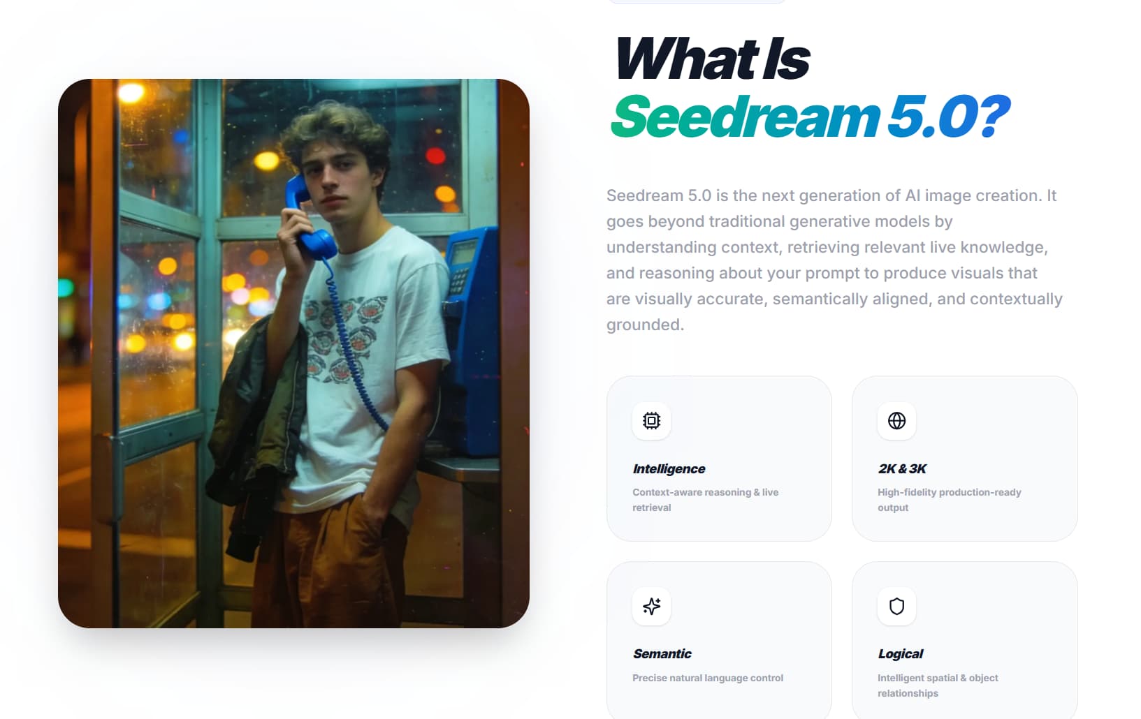 Seedream 5.0 AI Image Generator banner