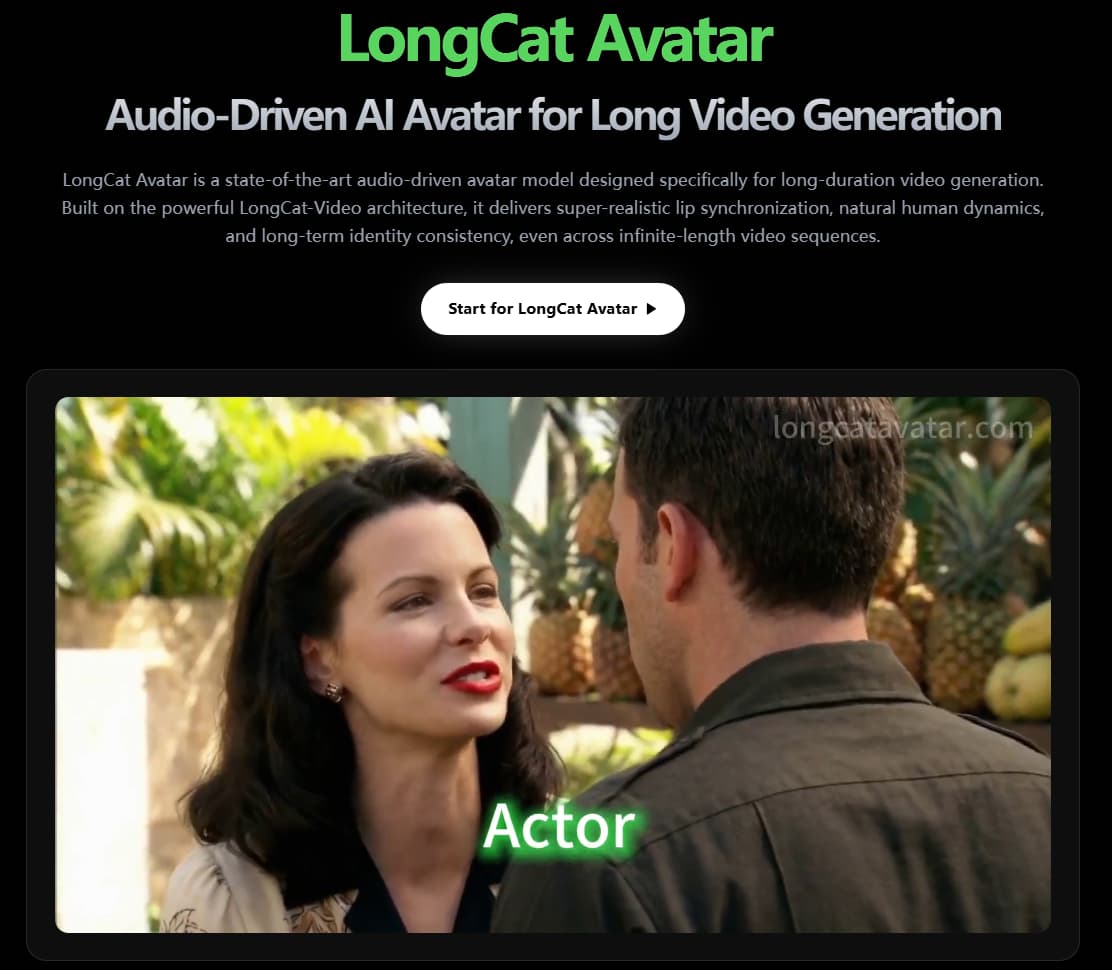 LongCat Video Avatar banner