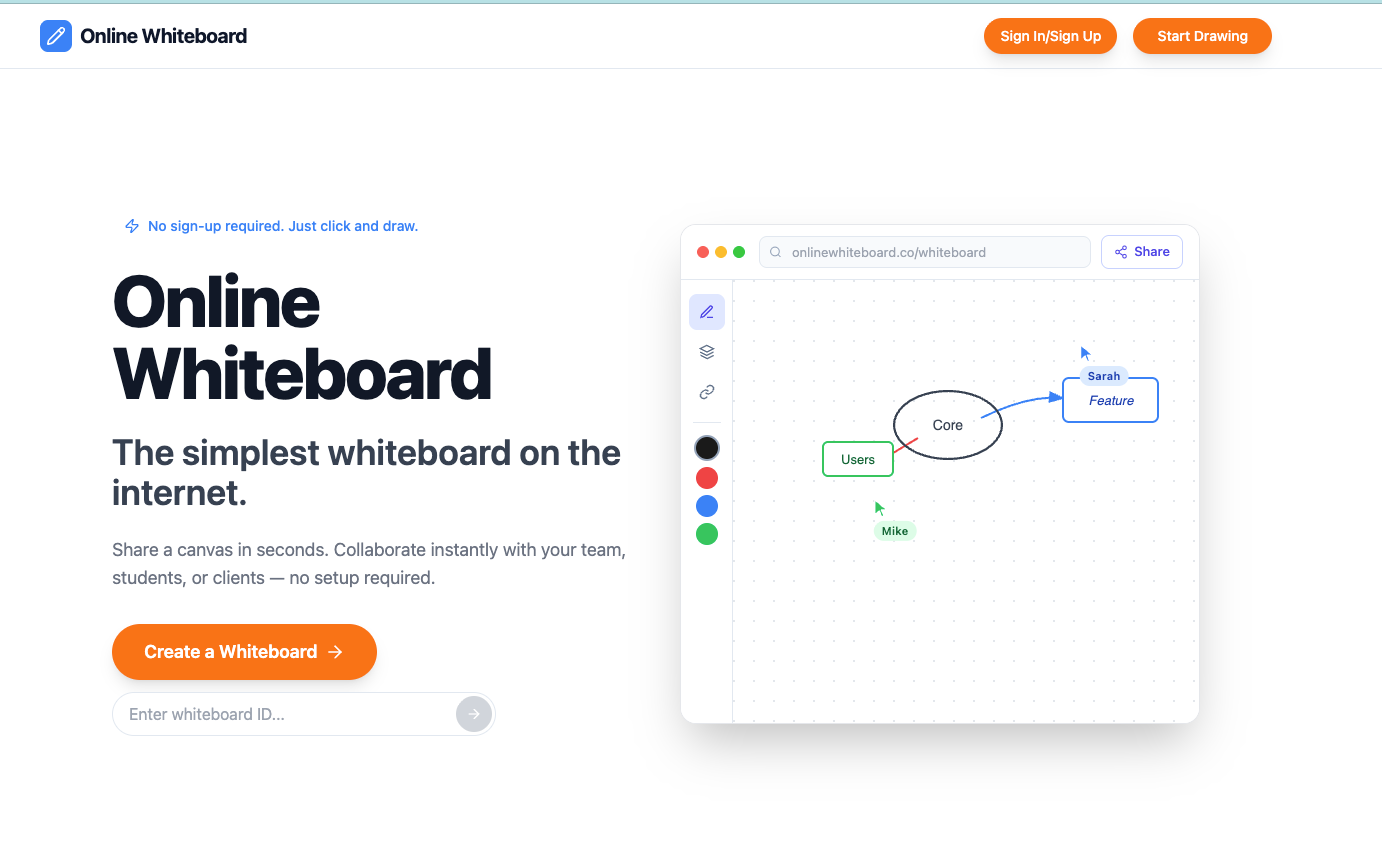 Online Whiteboard