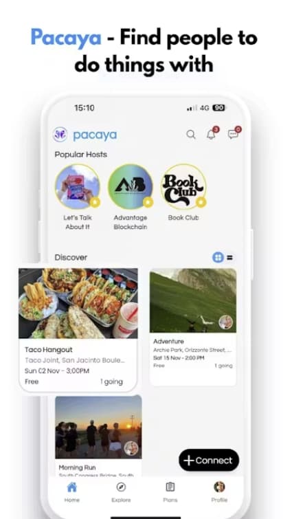 Pacaya App banner