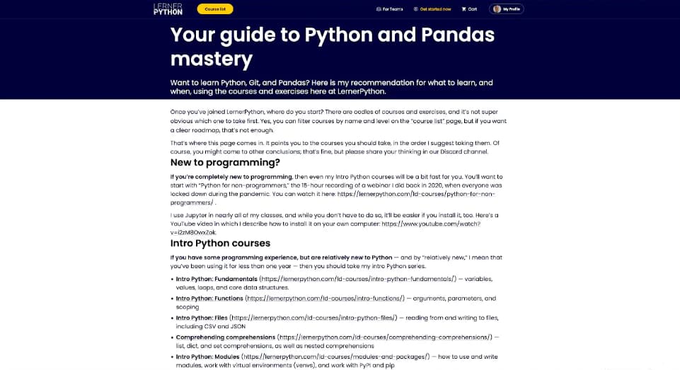 Lerner Python banner