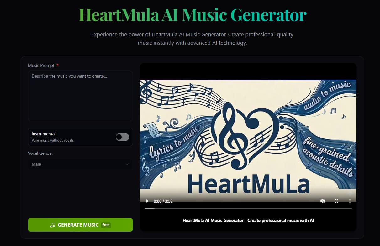 HeartMula – AI Music Generator for Real Songs