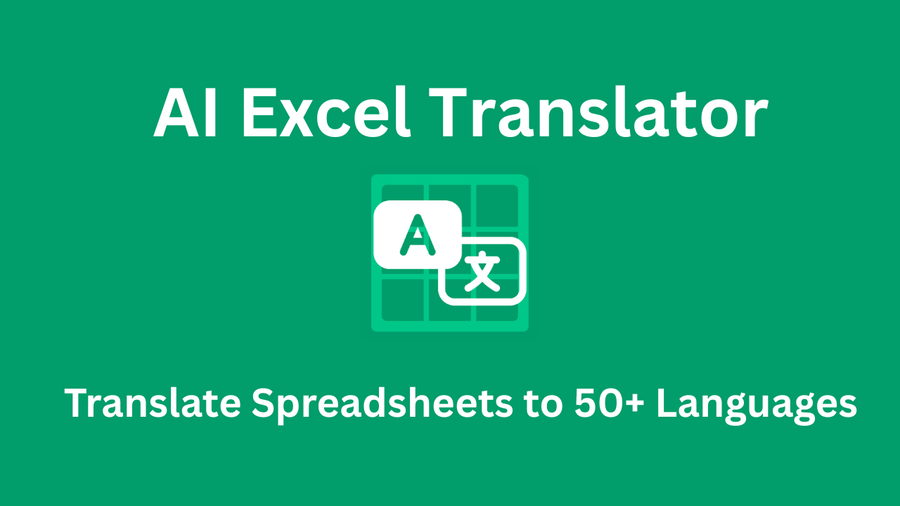 AI Excel Translator banner