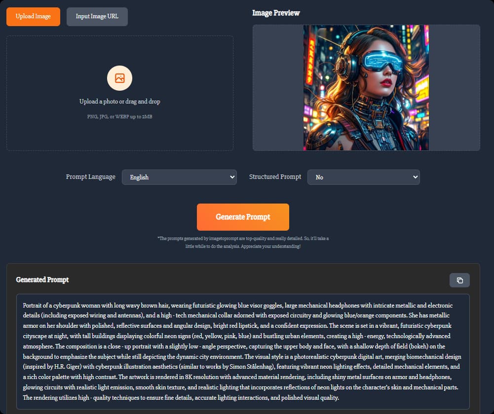 Image to Prompt Generator banner