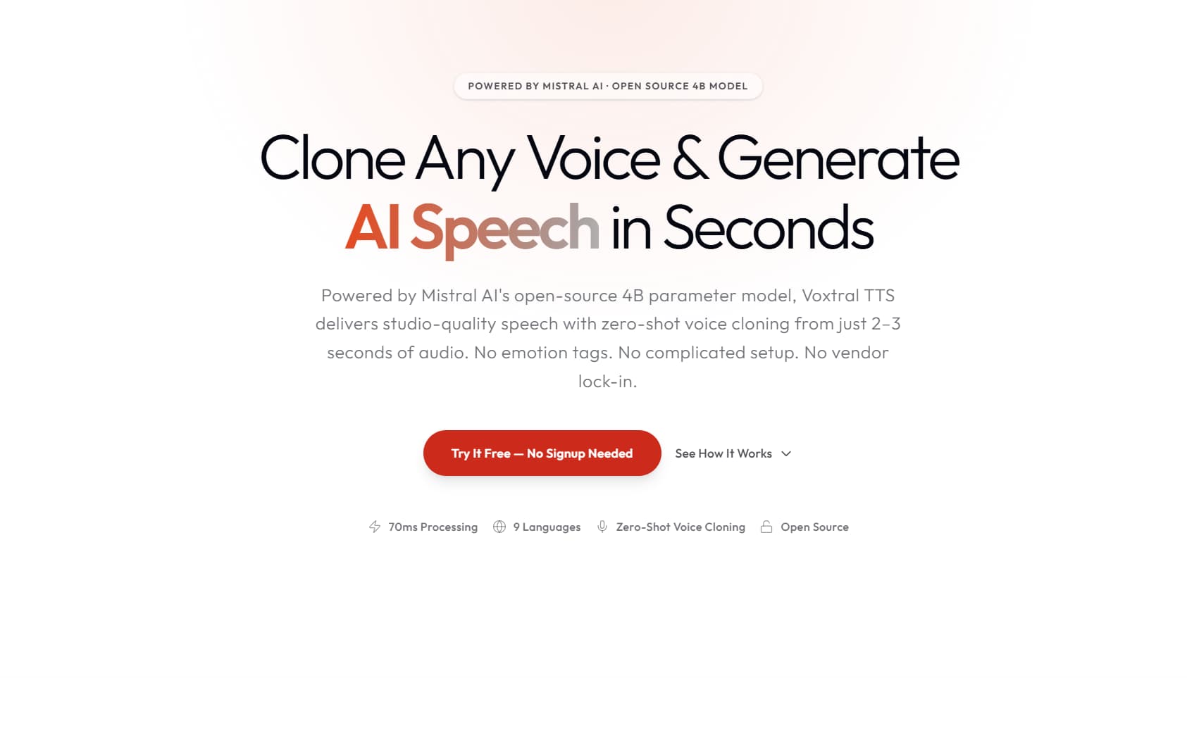 Voxtral TTS banner