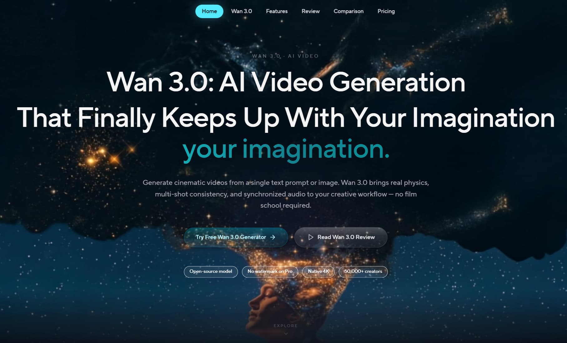 Wan 3.0 Ai Video Generator banner
