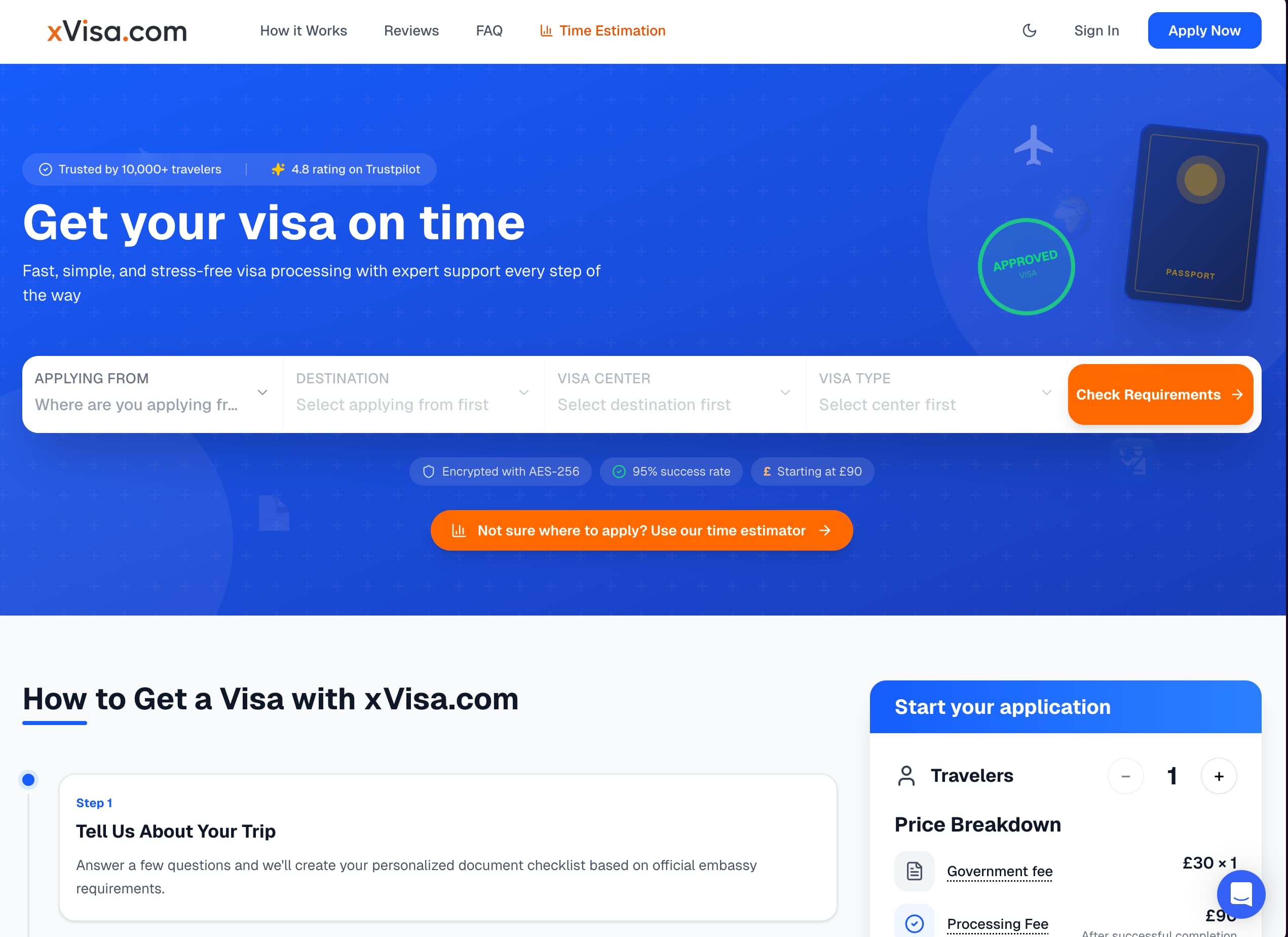 xVisa banner