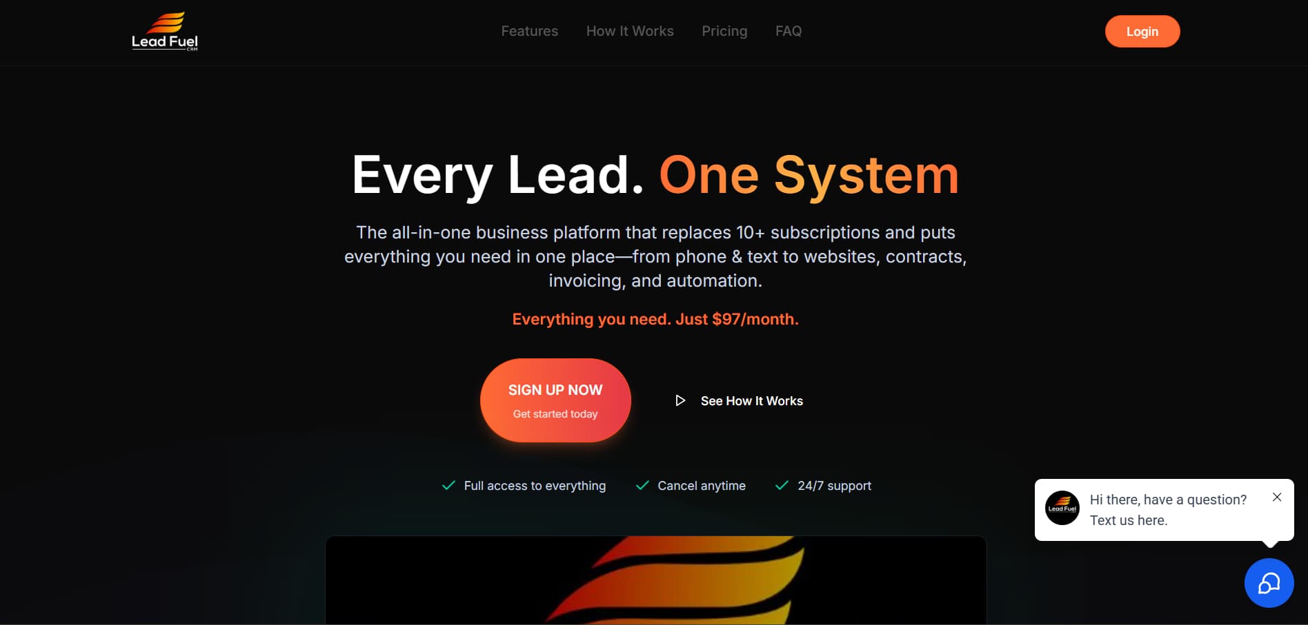 Lead Fuel CRM banner