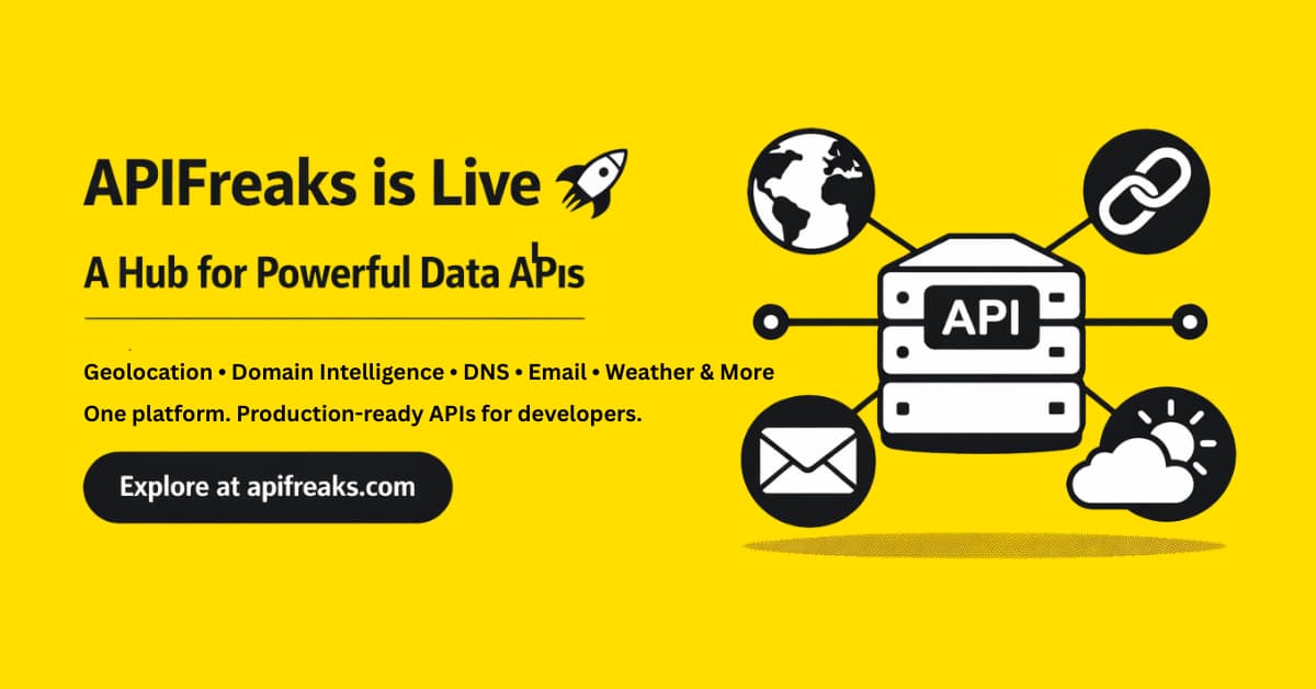 APIFreaks banner
