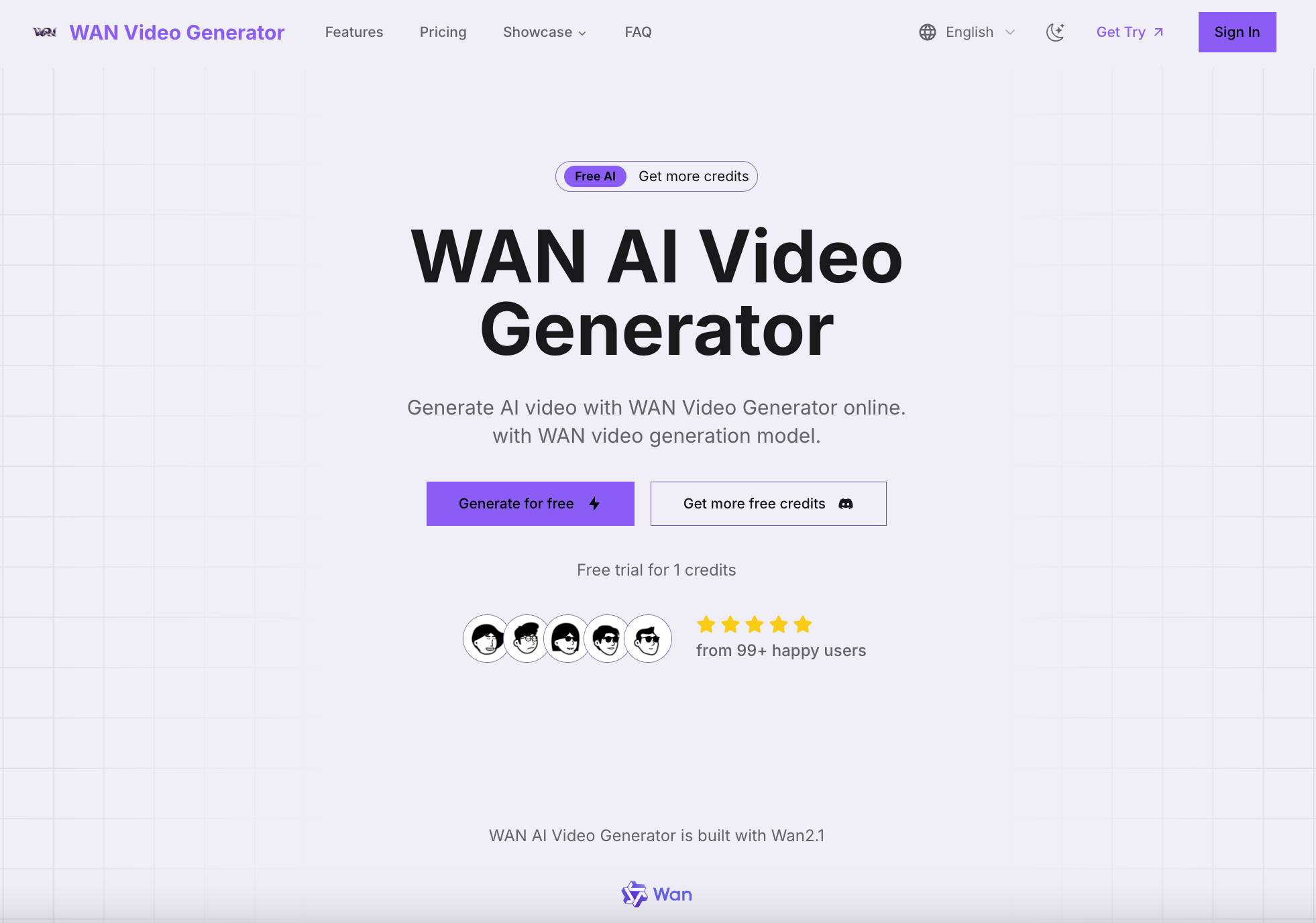 WAN AI Video Generator banner