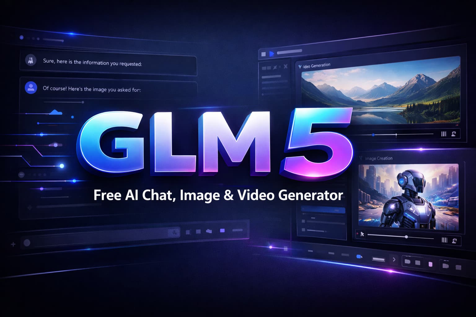 GLM 5 banner
