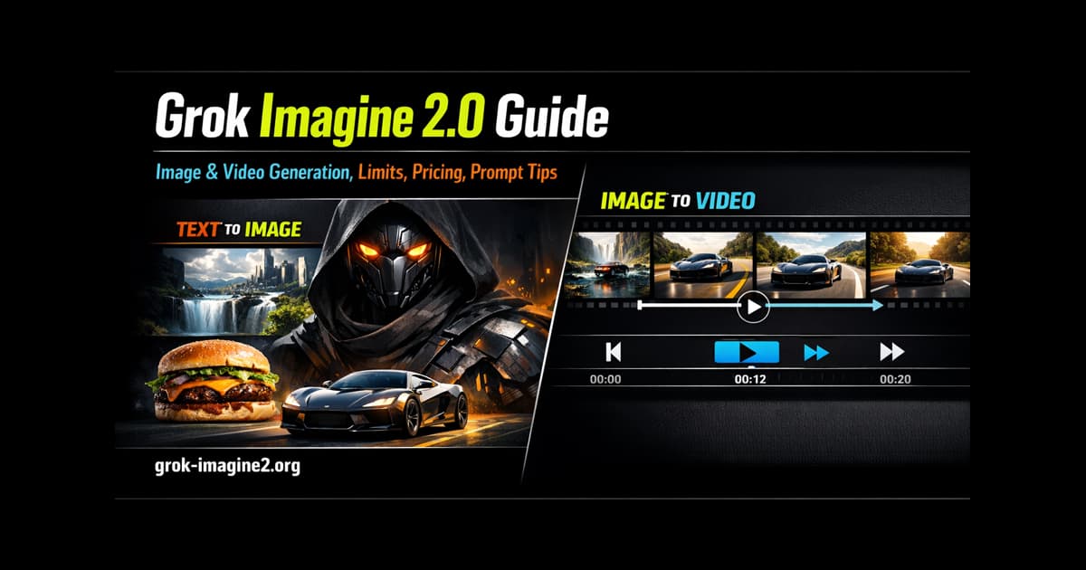Grok Imagine 2.0 banner