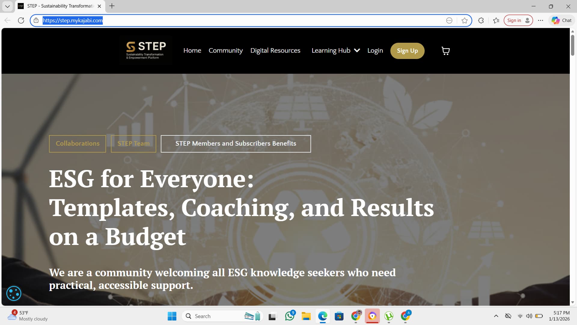 STEP - Sustainability Transformation & Empowerment Platform