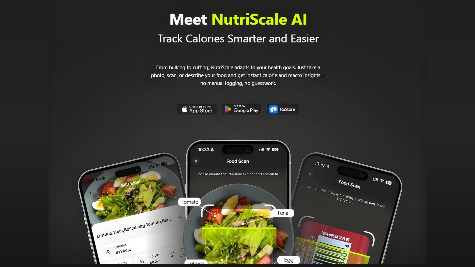 NutriScale AI banner
