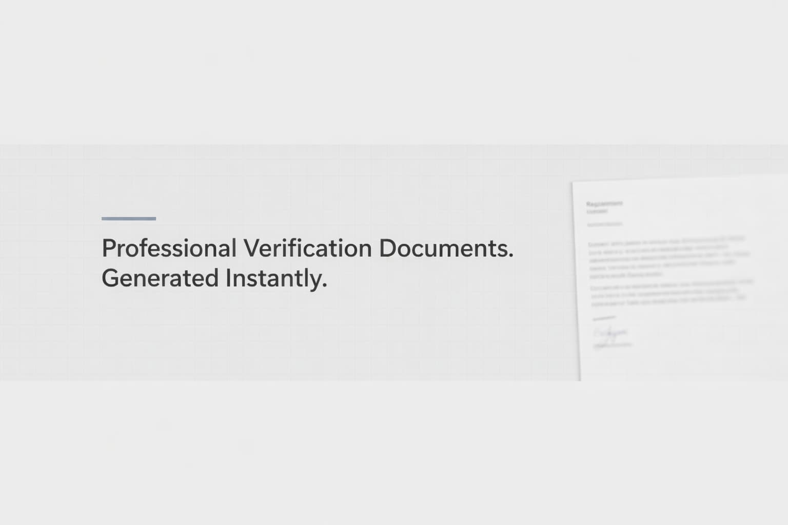 VerificationLetters banner