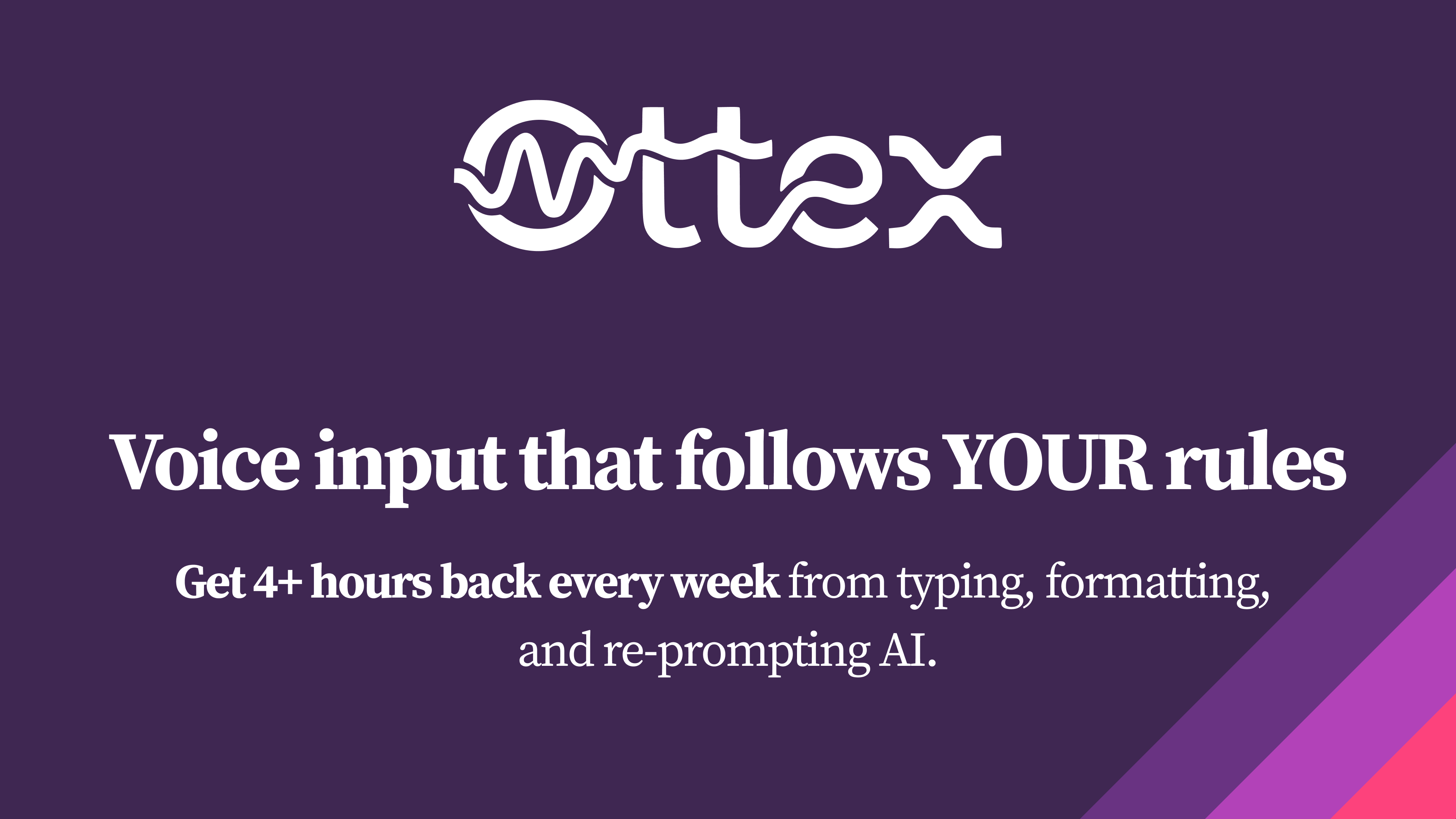 Ottex AI banner