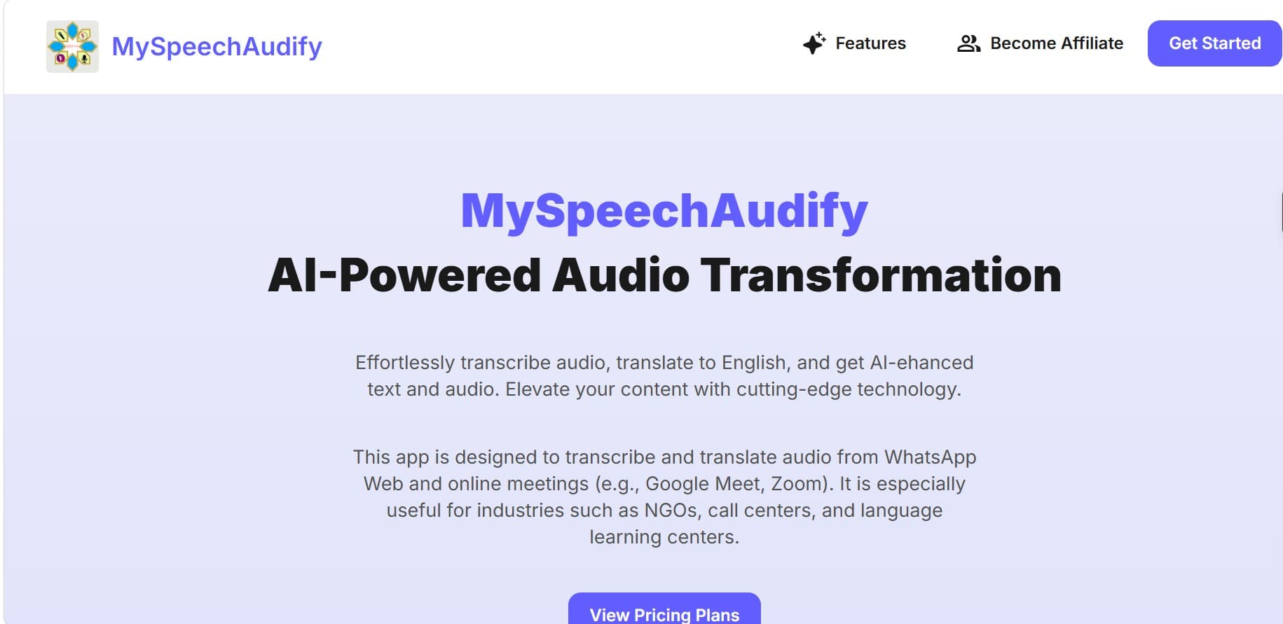 Myspeechaudify