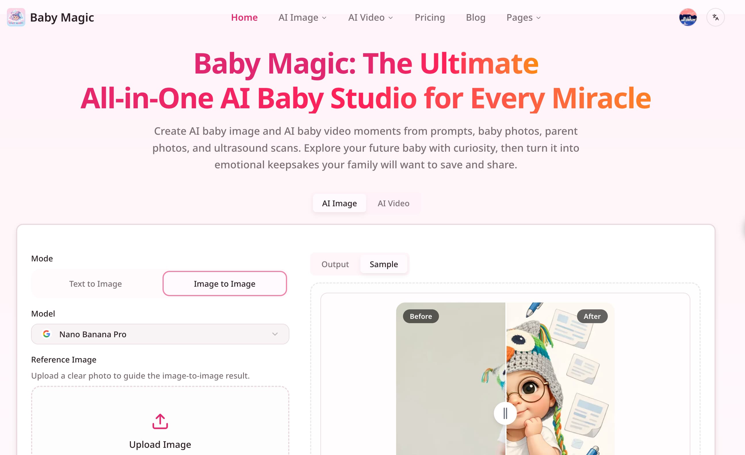 Baby Magic – AI Baby Image & Video Generator Online banner