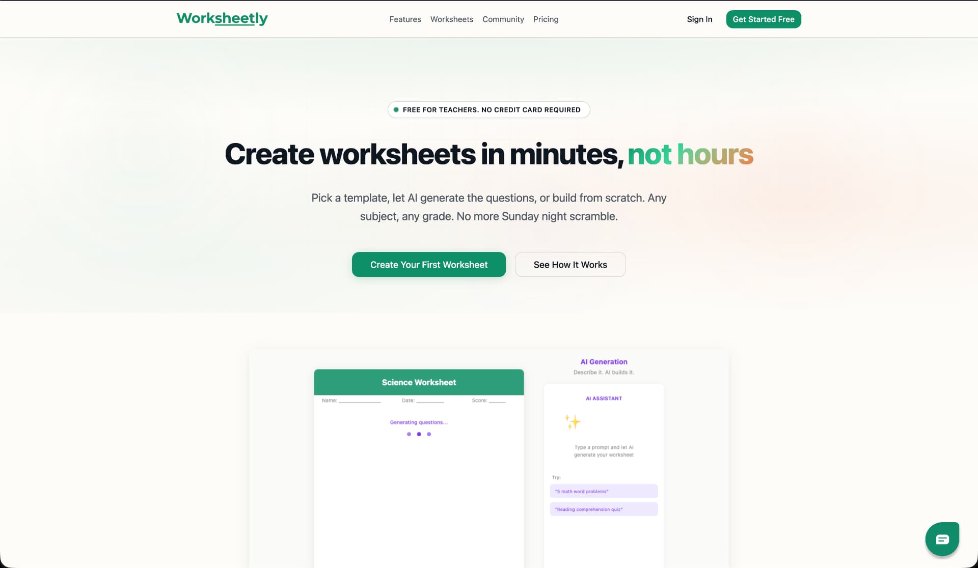 Worksheetly