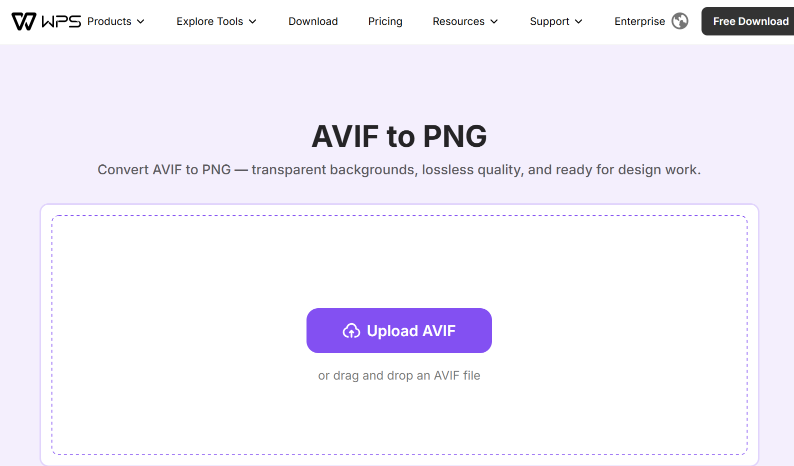 AVIF to PNG banner