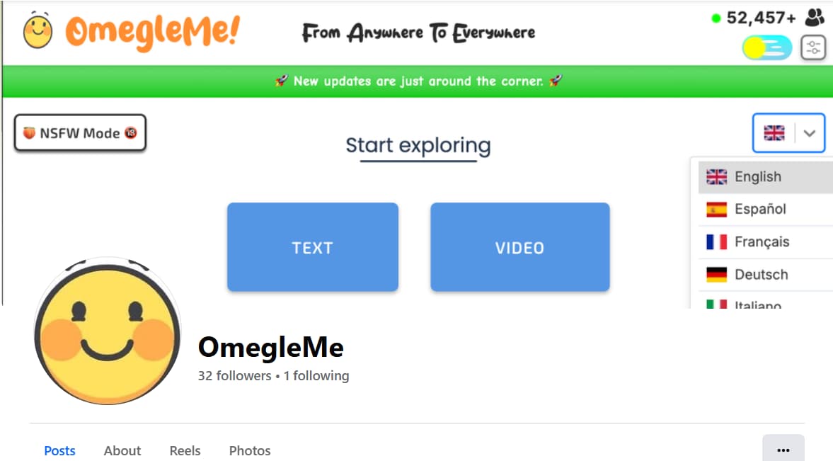 OmegleAppMe banner